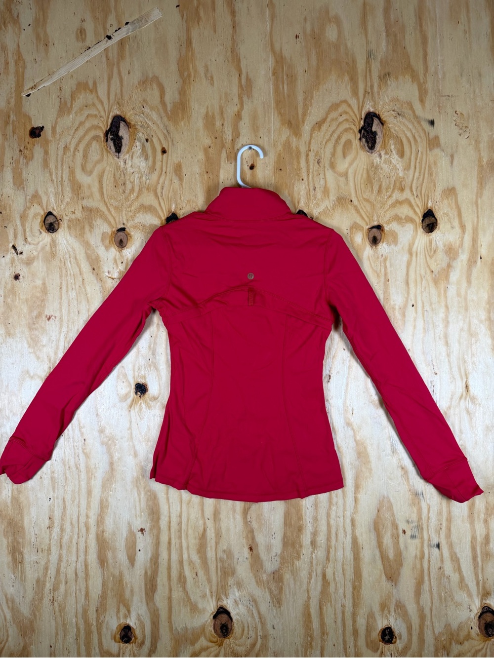 Lululemon Define Cropped Jacket Nulu NWT Dark Red Size 8 - Picture 5 of 5